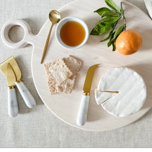 Signature Charcuterie Board Set, White-Washed